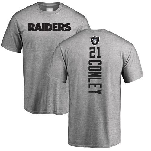 Men Oakland Raiders Ash Gareon Conley Backer NFL Football #21 T Shirt